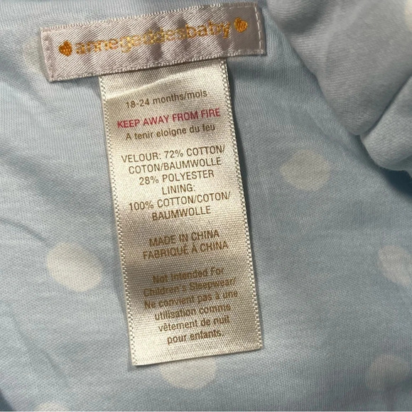 Light Blue Velour Long  Sleeve Jacket - Picture 5 of 6